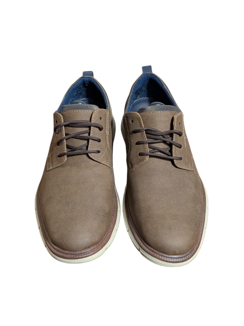 Dockers Mens 8M Brown Casual Oxford Shoes Lace Up Comfort New No Box